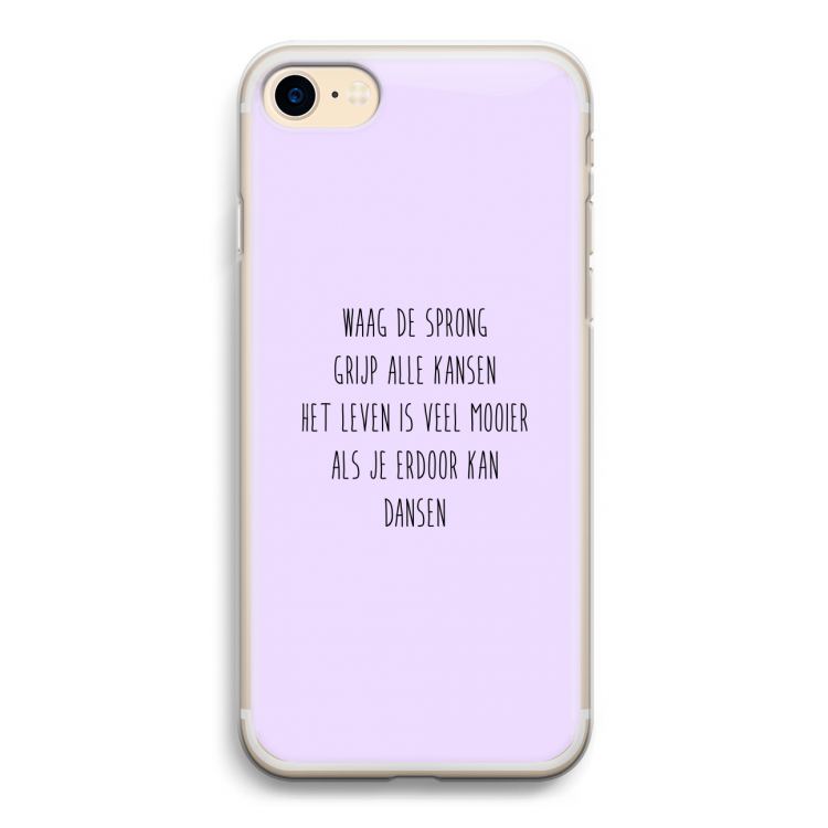 Sprong: iPhone 7 Transparant Hoesje