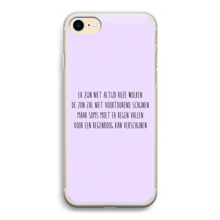 Regenboog: iPhone 7 Transparant Hoesje