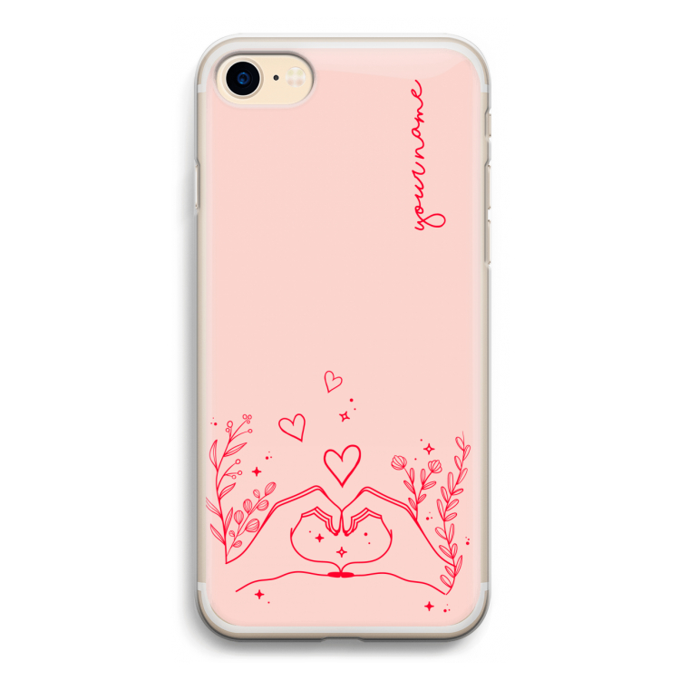 Love is in the air: iPhone 7 Transparant Hoesje
