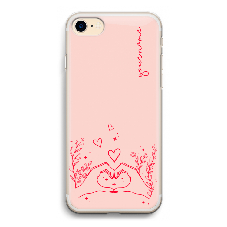 Love is in the air: iPhone 7 Transparant Hoesje