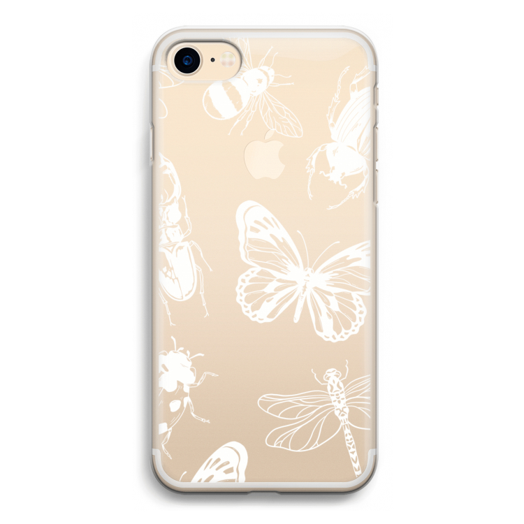 Tiny Bugs: iPhone 7 Transparant Hoesje