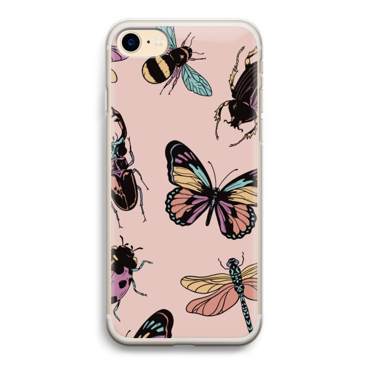 Tiny Bugs: iPhone 7 Transparant Hoesje