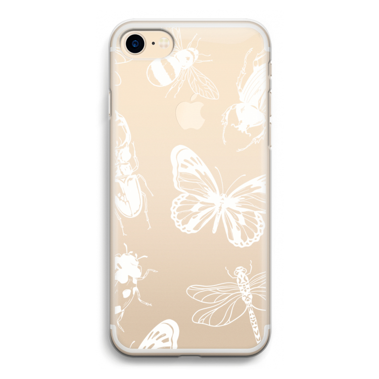 Tiny Bugs: iPhone 7 Transparant Hoesje