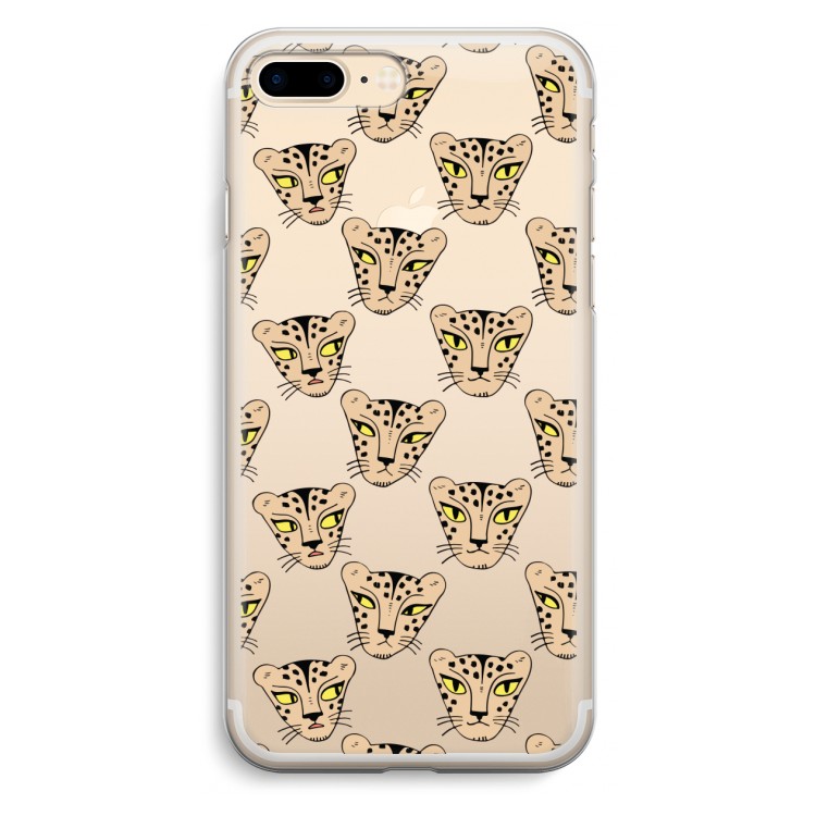 Tijger: iPhone 7 Plus Transparant Hoesje