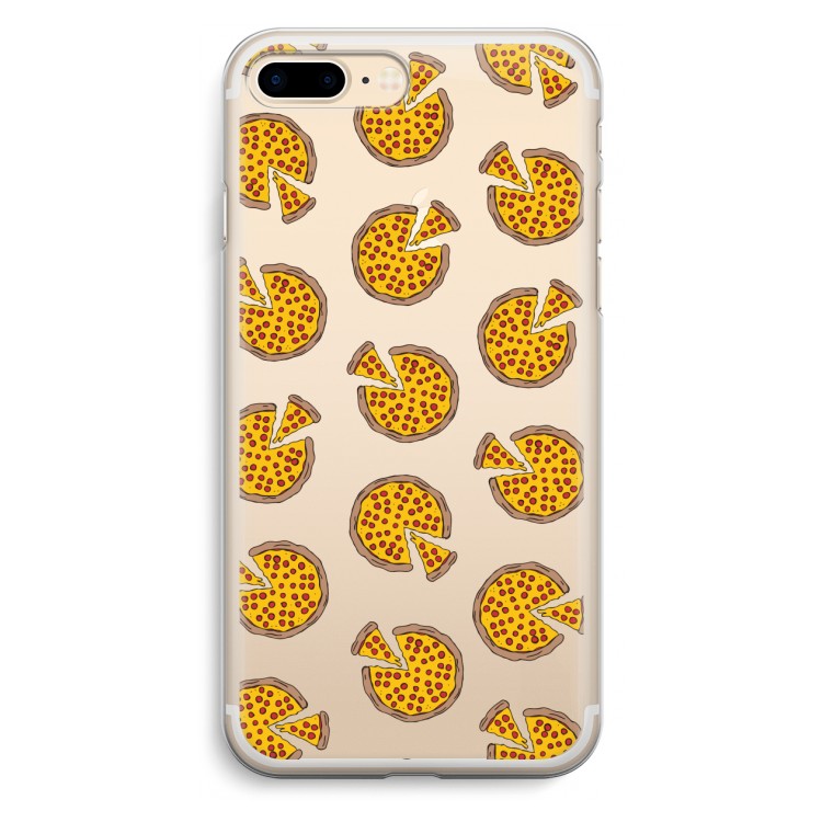 You Had Me At Pizza: iPhone 7 Plus Transparant Hoesje
