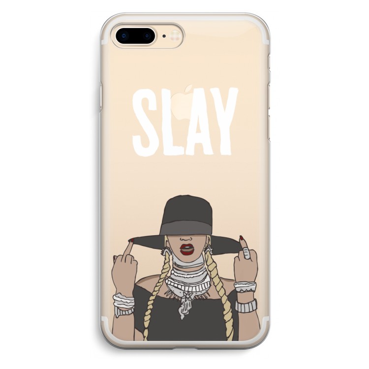 Slay All Day: iPhone 7 Plus Transparant Hoesje