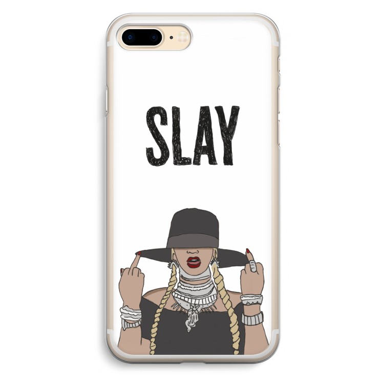 Slay All Day: iPhone 7 Plus Transparant Hoesje