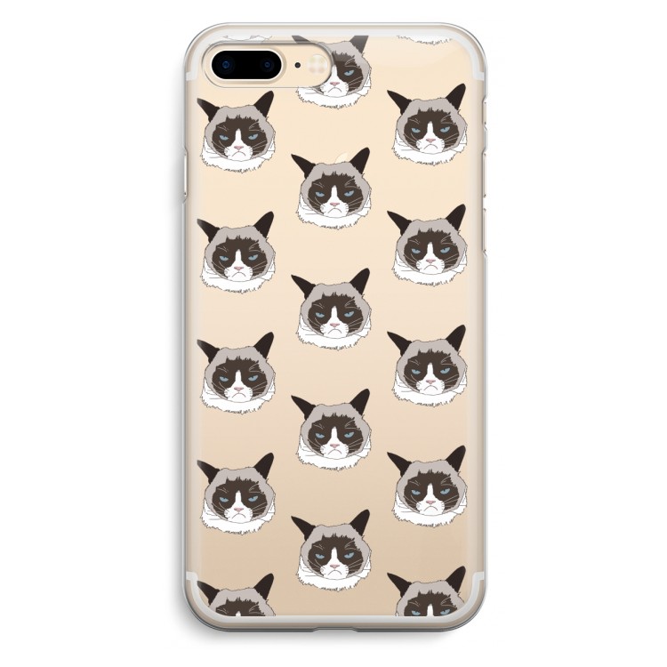 It's a Purrr Case: iPhone 7 Plus Transparant Hoesje