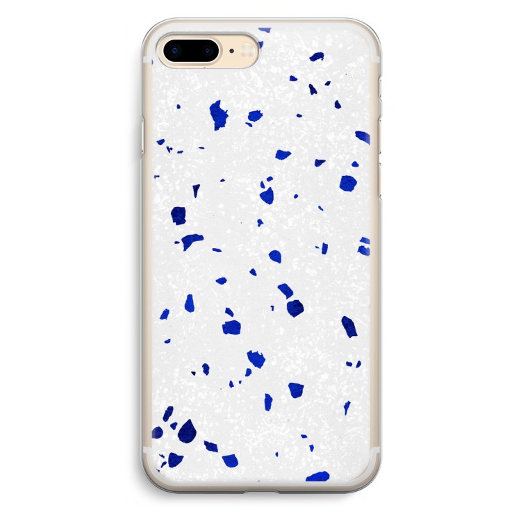 Terrazzo N°5: iPhone 7 Plus Transparant Hoesje