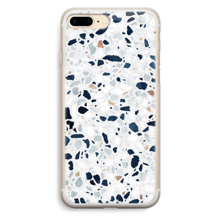 Terrazzo N°1: iPhone 7 Plus Transparant Hoesje