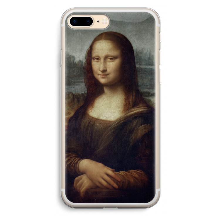 Mona Lisa: iPhone 7 Plus Transparant Hoesje