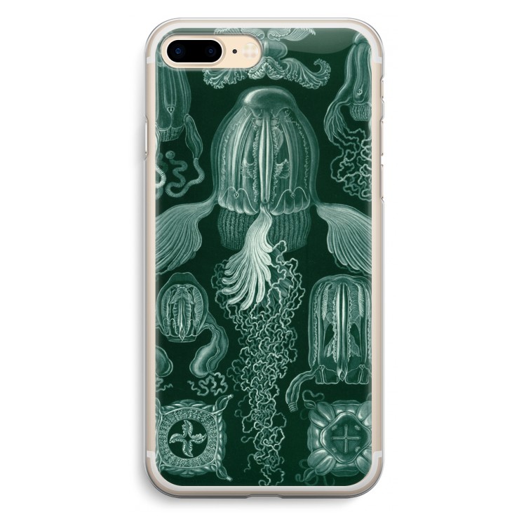 Haeckel Cubomedusae: iPhone 7 Plus Transparant Hoesje