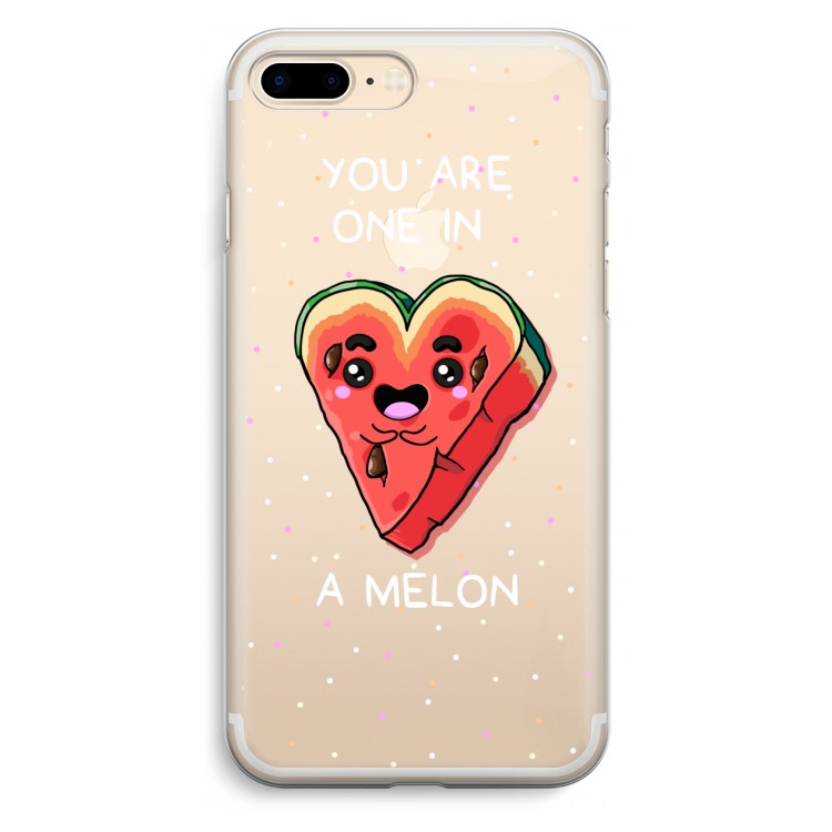 One In A Melon: iPhone 7 Plus Transparant Hoesje
