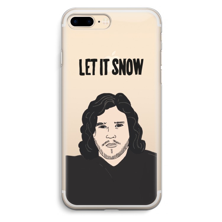 Let It Snow: iPhone 7 Plus Transparant Hoesje