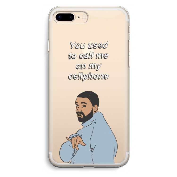 Hotline bling: iPhone 7 Plus Transparant Hoesje