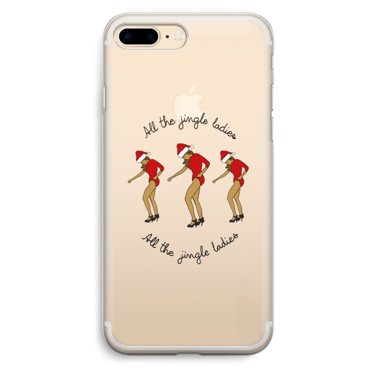 Jingle Ladies: iPhone 7 Plus Transparant Hoesje