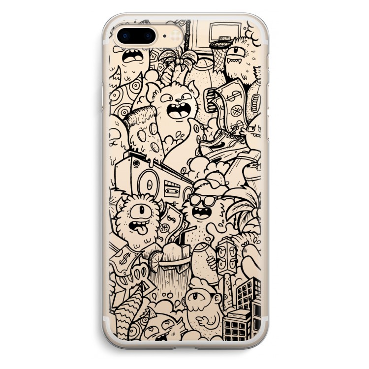 Vexx Black City : iPhone 7 Plus Transparant Hoesje
