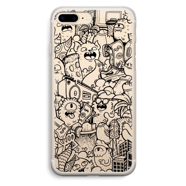 Vexx Black City : iPhone 7 Plus Transparant Hoesje