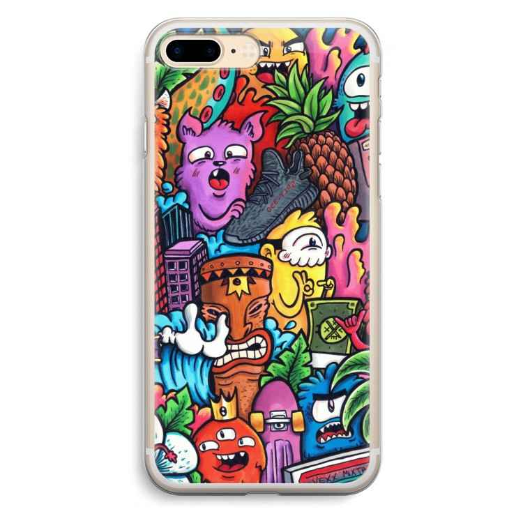 Vexx Mixtape: iPhone 7 Plus Transparant Hoesje