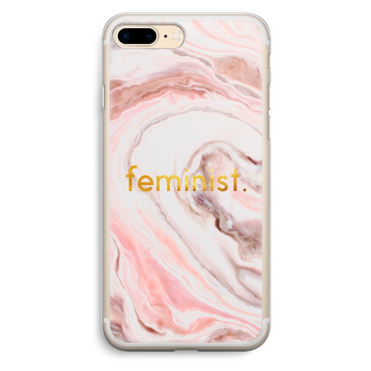Feminist: iPhone 7 Plus Transparant Hoesje