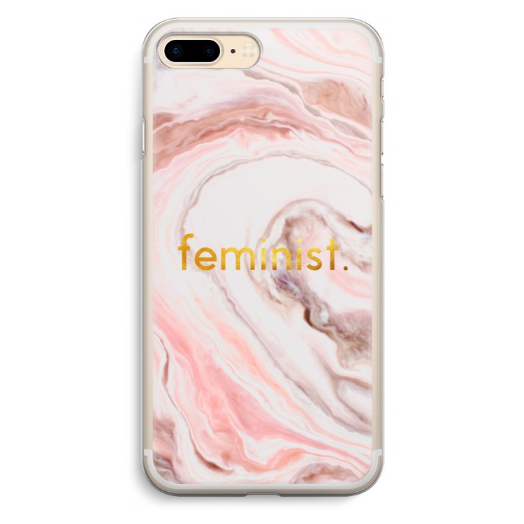 Feminist: iPhone 7 Plus Transparant Hoesje