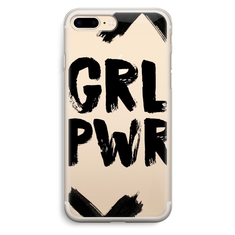 Girl Power #2: iPhone 7 Plus Transparant Hoesje