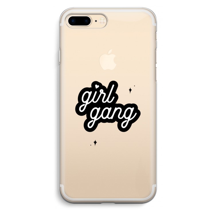 Girl Gang: iPhone 7 Plus Transparant Hoesje