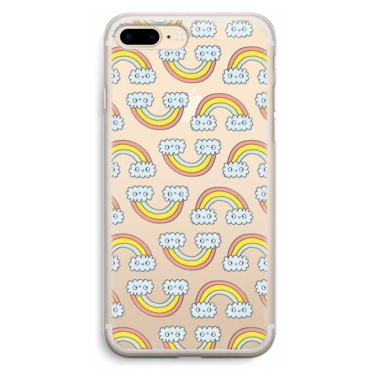 Regenboog: iPhone 7 Plus Transparant Hoesje
