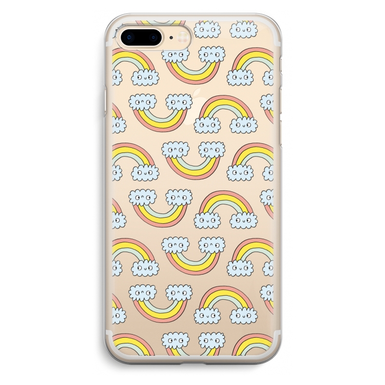 Regenboog: iPhone 7 Plus Transparant Hoesje