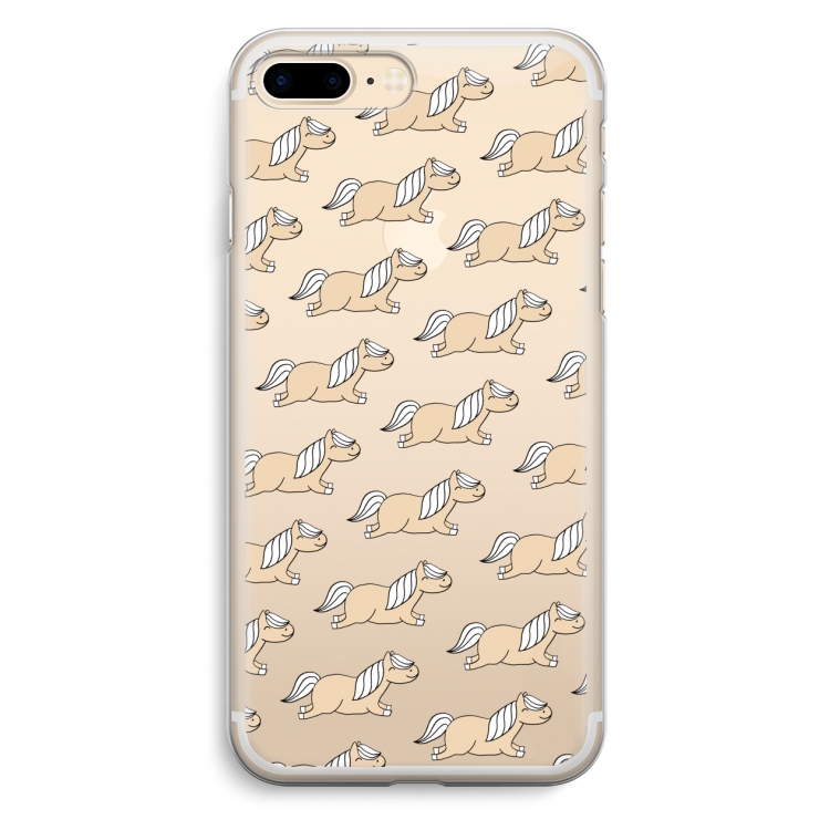 Ponys: iPhone 7 Plus Transparant Hoesje