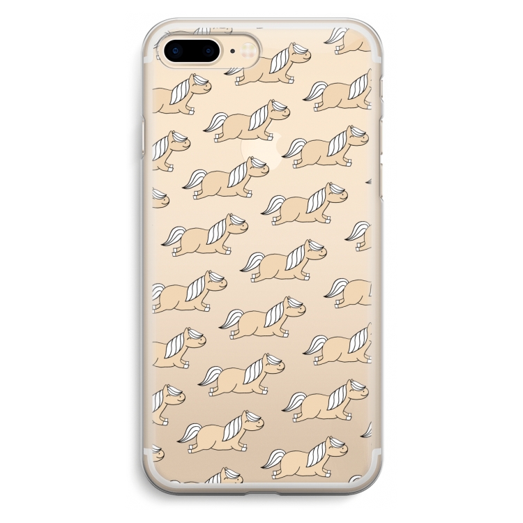 Ponys: iPhone 7 Plus Transparant Hoesje