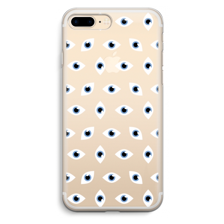 Eyes pattern: iPhone 7 Plus Transparant Hoesje