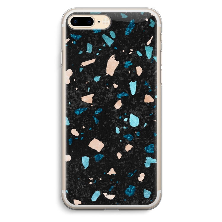 Terrazzo N°11: iPhone 7 Plus Transparant Hoesje