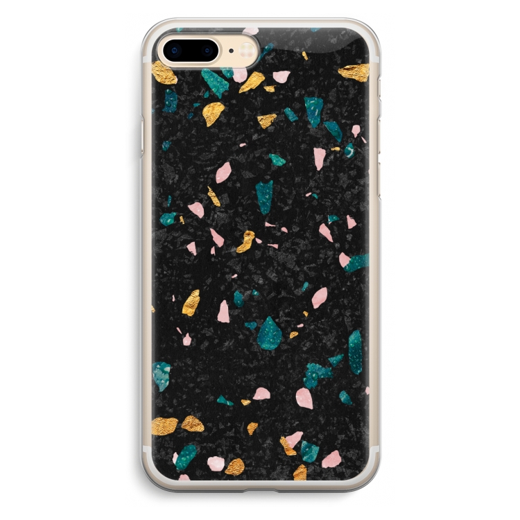 Terrazzo N°10: iPhone 7 Plus Transparant Hoesje