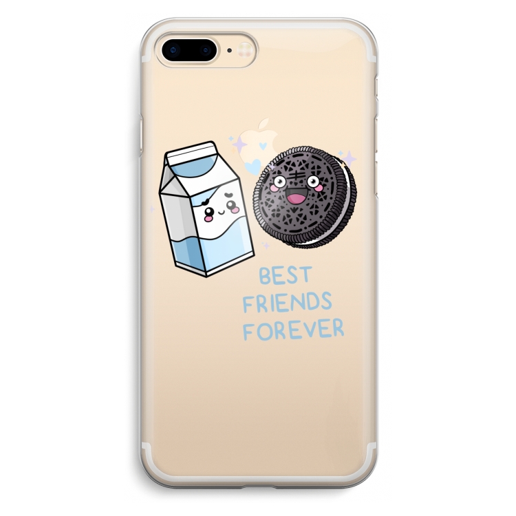 Best Friend Forever: iPhone 7 Plus Transparant Hoesje