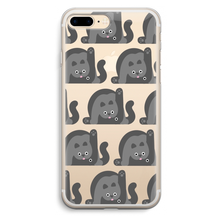 Cats: iPhone 7 Plus Transparant Hoesje
