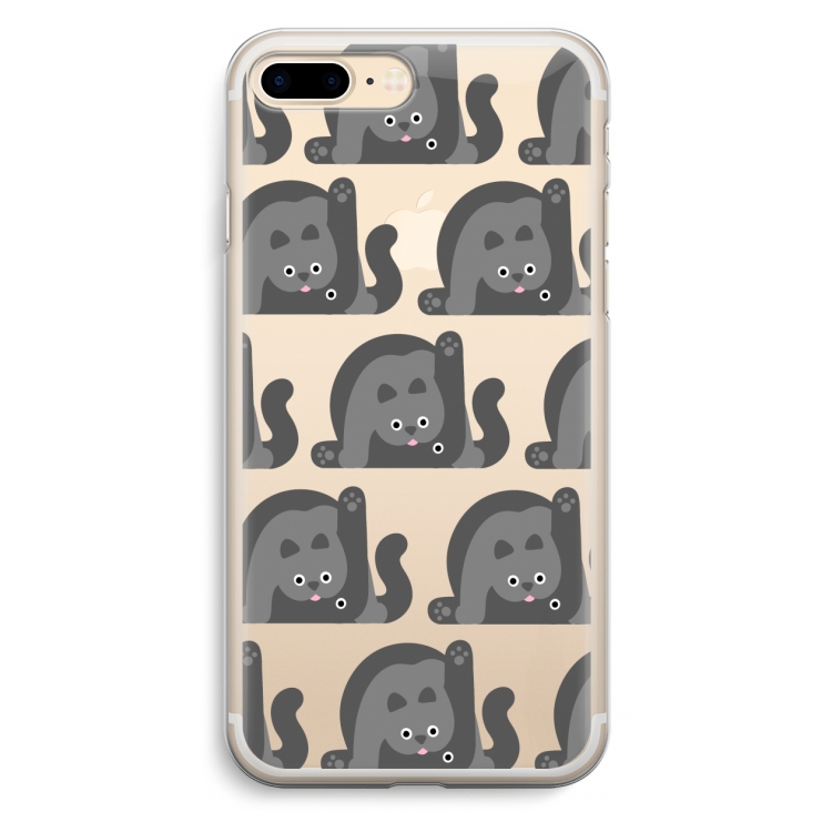 Cats: iPhone 7 Plus Transparant Hoesje
