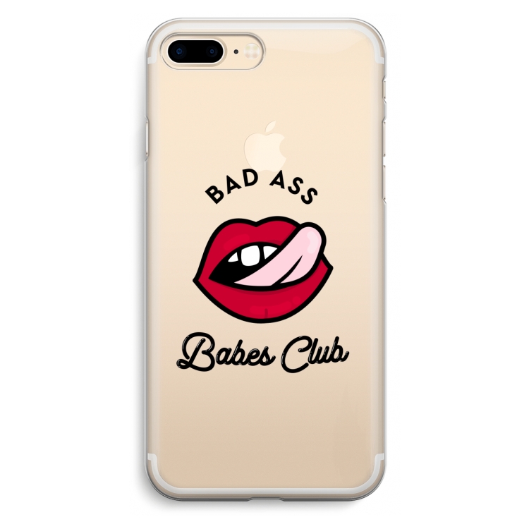 Badass Babes Club: iPhone 7 Plus Transparant Hoesje