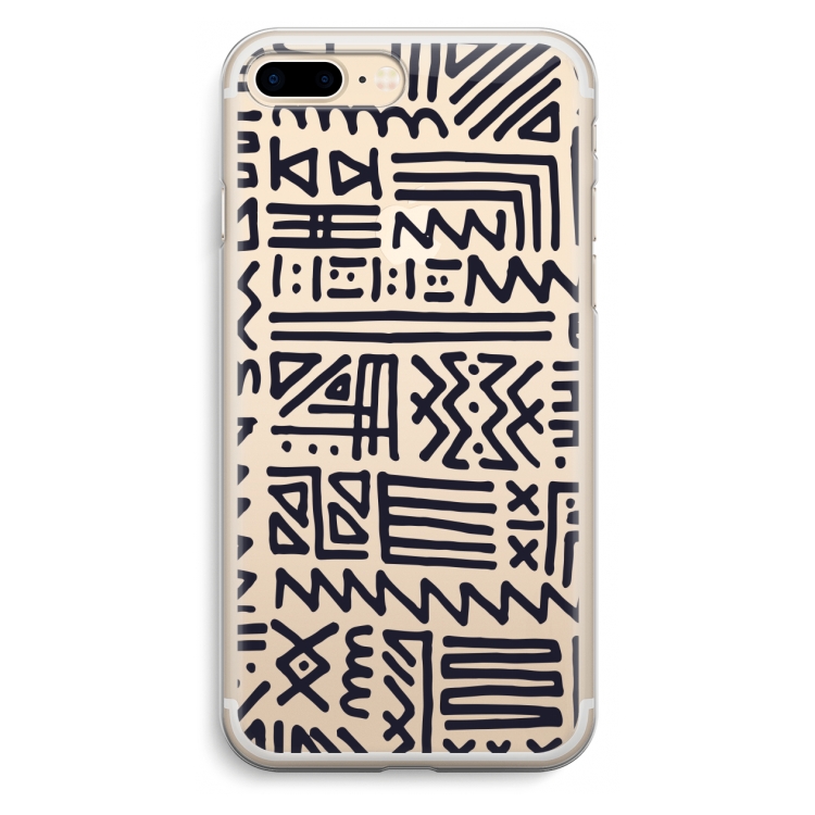 Marrakech print: iPhone 7 Plus Transparant Hoesje