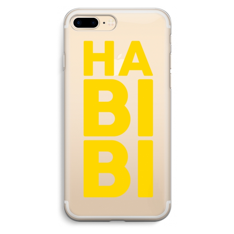 Habibi Majorelle : iPhone 7 Plus Transparant Hoesje