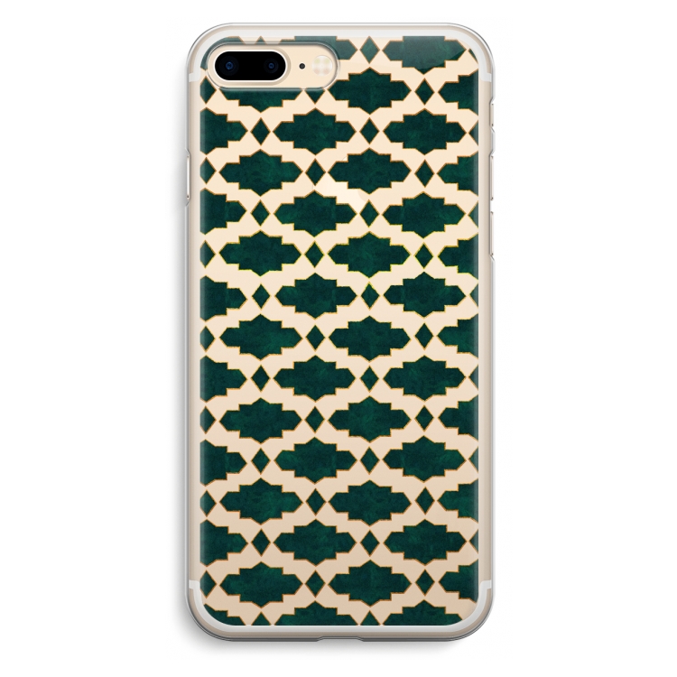 Moroccan tiles: iPhone 7 Plus Transparant Hoesje