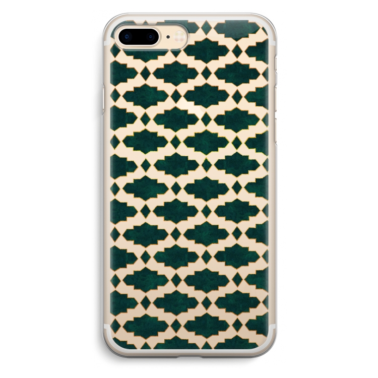 Moroccan tiles: iPhone 7 Plus Transparant Hoesje