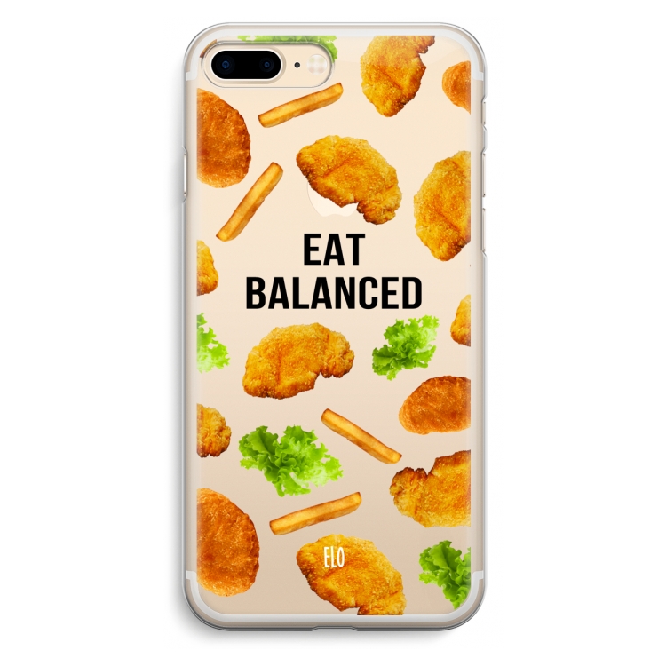 Eat Balanced: iPhone 7 Plus Transparant Hoesje