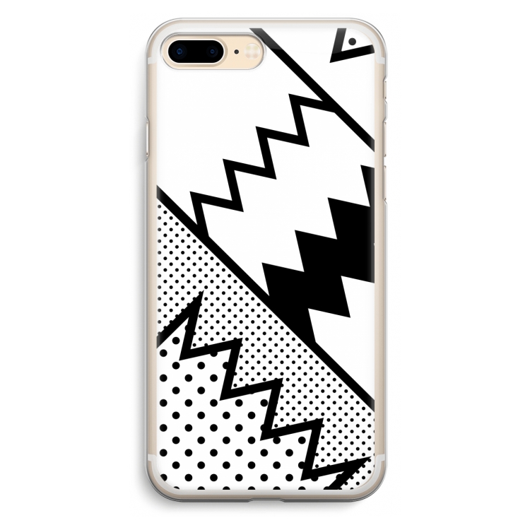 Pop Art #5: iPhone 7 Plus Transparant Hoesje