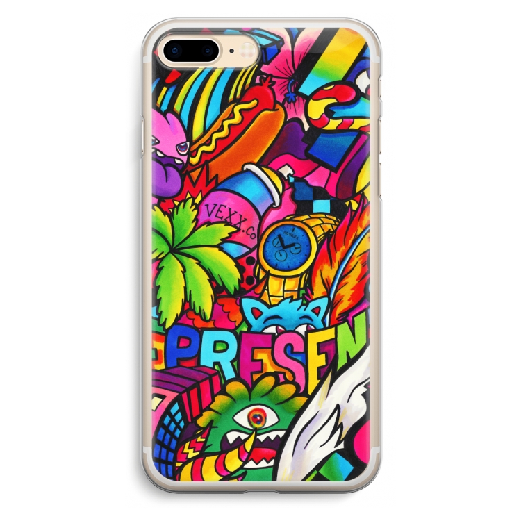 Represent: iPhone 7 Plus Transparant Hoesje
