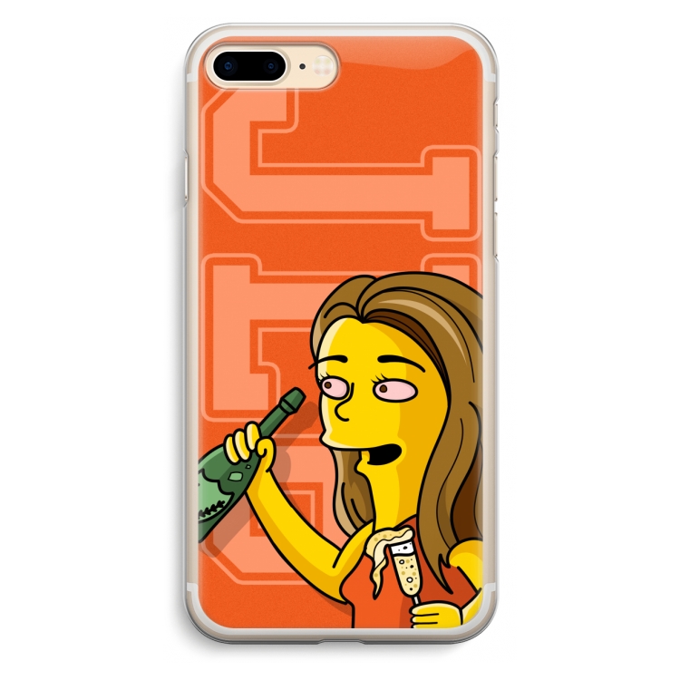 Jamie Lee Simpson: iPhone 7 Plus Transparant Hoesje