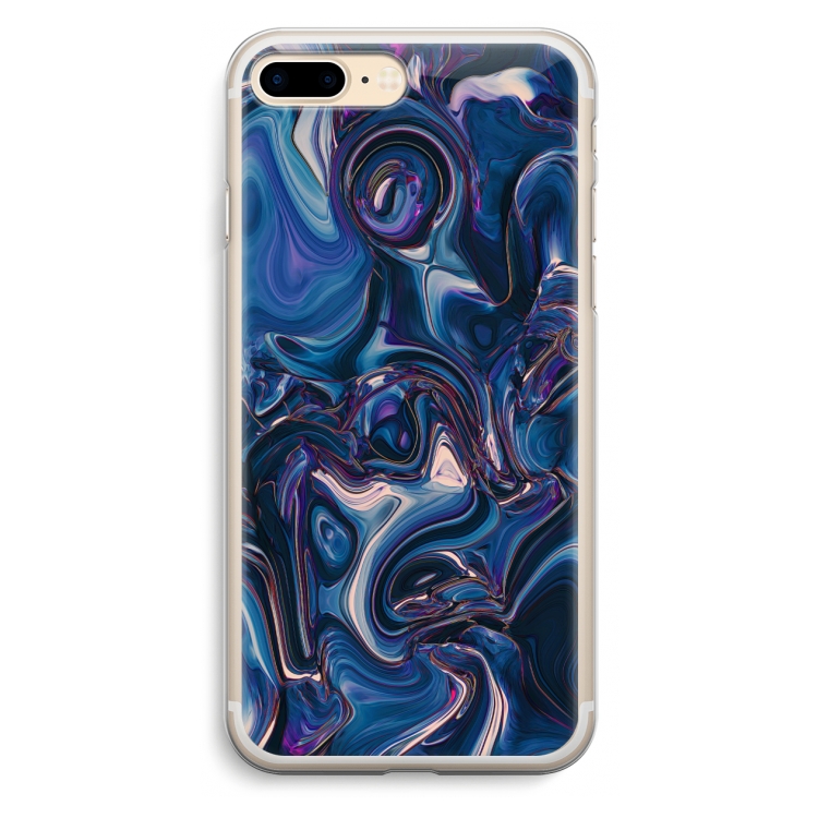 Mirrored Mirage: iPhone 7 Plus Transparant Hoesje