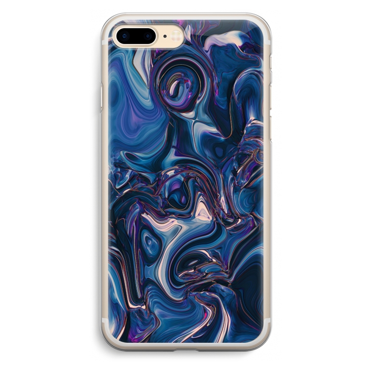 Mirrored Mirage: iPhone 7 Plus Transparant Hoesje