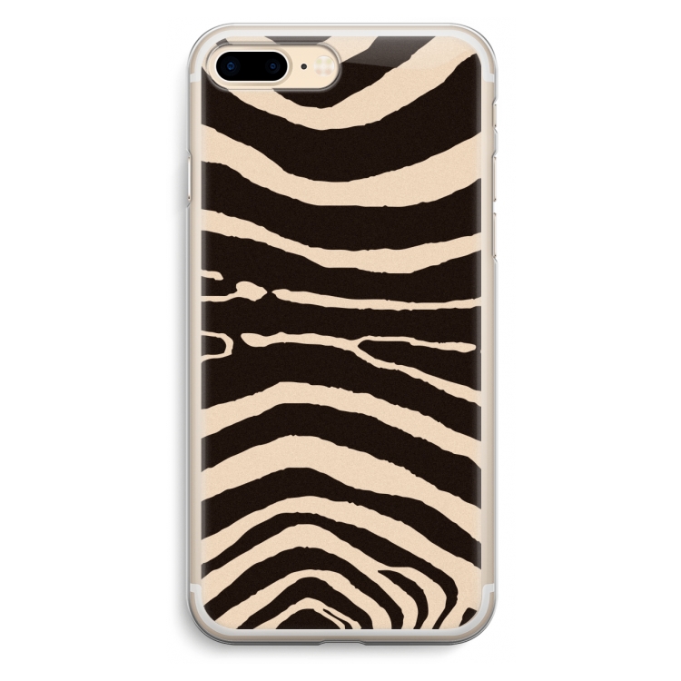 Arizona Zebra: iPhone 7 Plus Transparant Hoesje