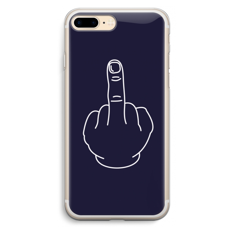 F**k U: iPhone 7 Plus Transparant Hoesje